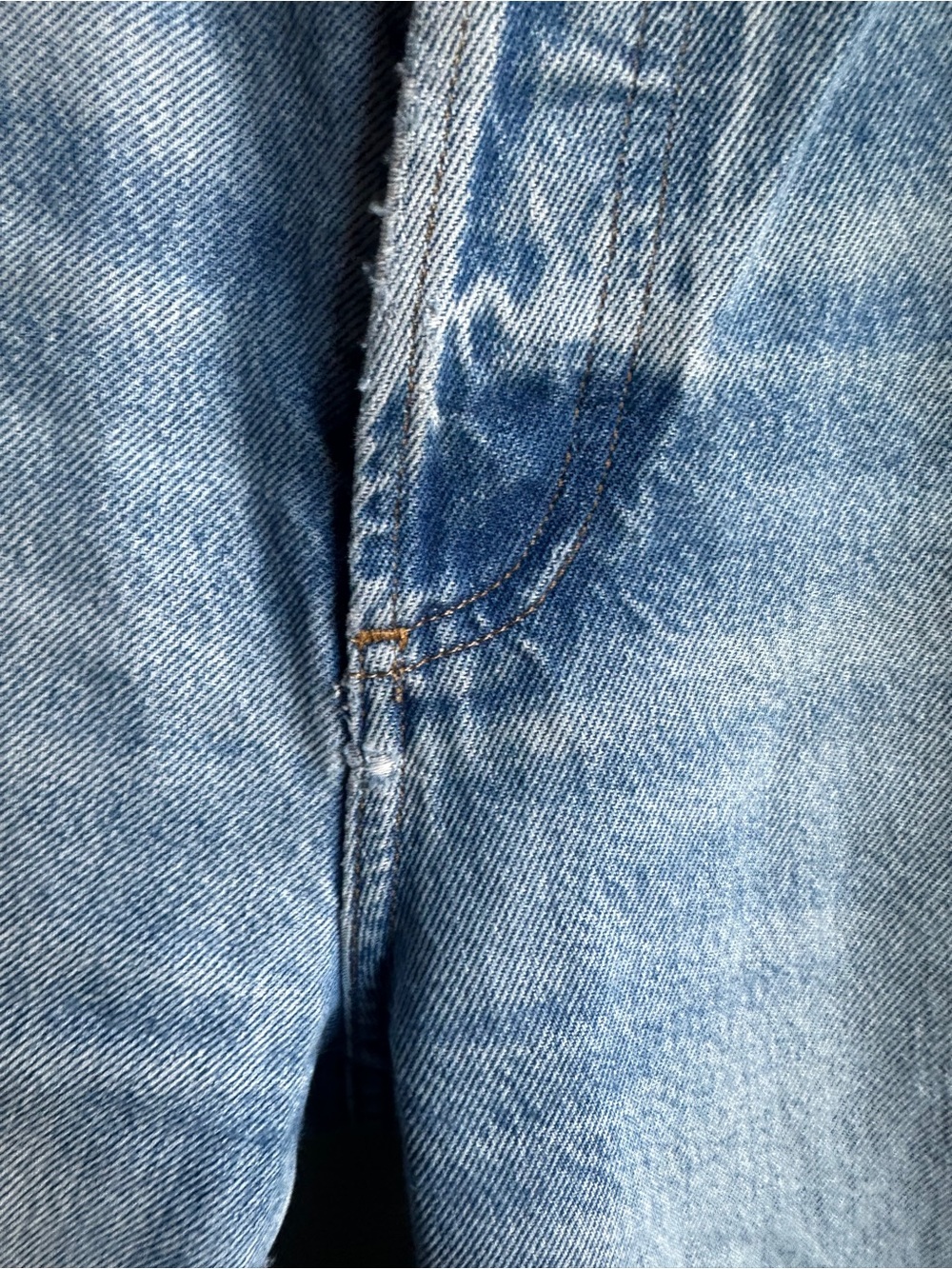 AGOLDE 90s Crop Distressed Jeans 27 Vintage Wash Straight Leg Denim - Picture 12 of 13